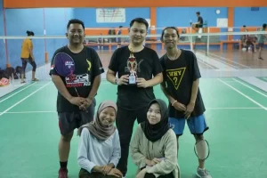Pertandingan Badminton team 3 